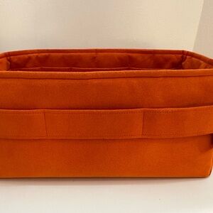 7 RP (Rue Paradis) Hermes Birkin 35 Bag Insert Orange Felt